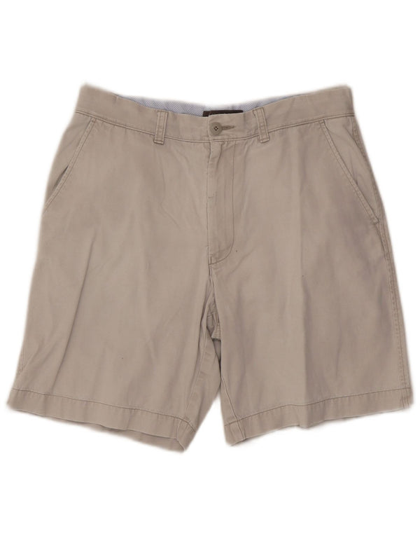 Marks & Spencer Pantalones cortos chinos para hombre Medium W32 Algodón beige