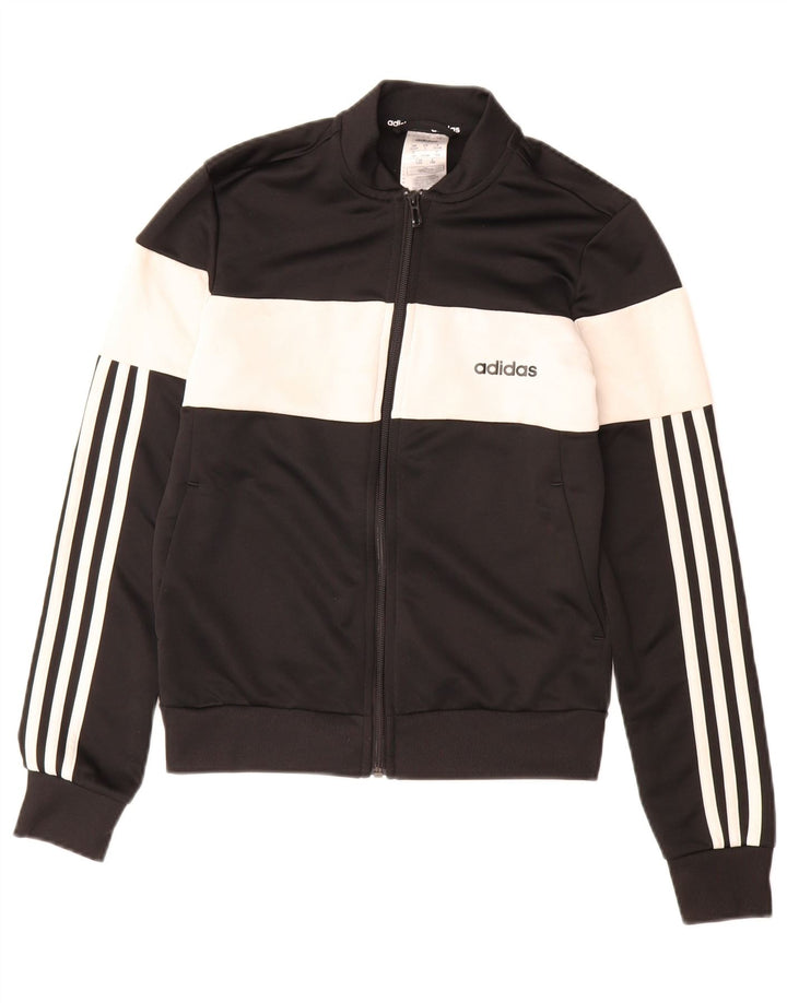 ADIDAS Chaqueta de chándal Aeroready para niña 13-14 años Bloque de color negro