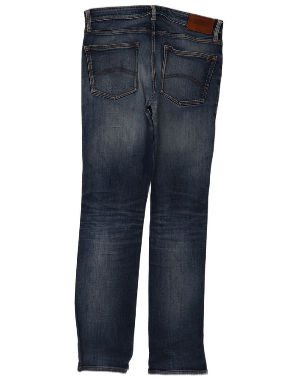 Tommy Hilfiger Vaqueros rectos para hombre W33 L34 Algodón azul