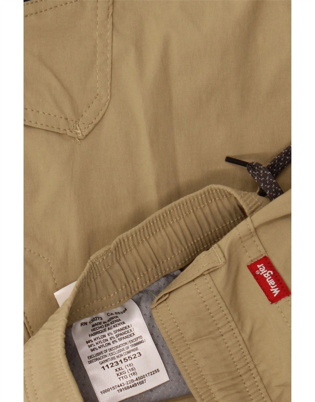 WRANGLER Shorts cargo para niños 15-16 años 2XL W30 Beige Nylon