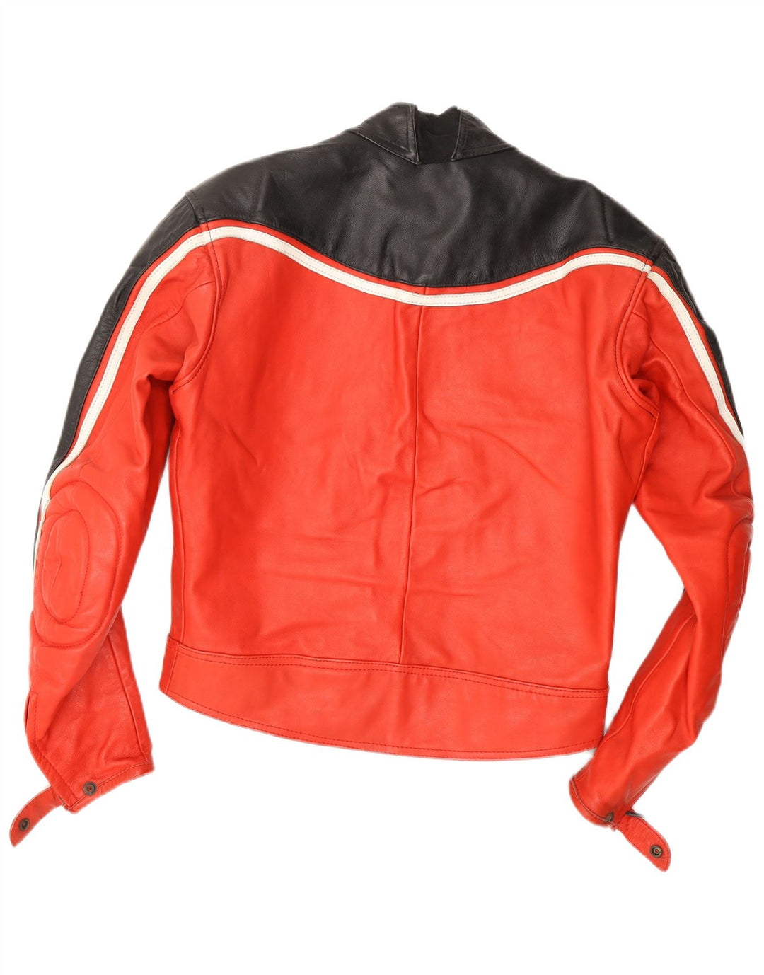 Dainese Chaqueta Racer De Cuero Para Hombre IT 52 Large Cuero Color Block Rojo