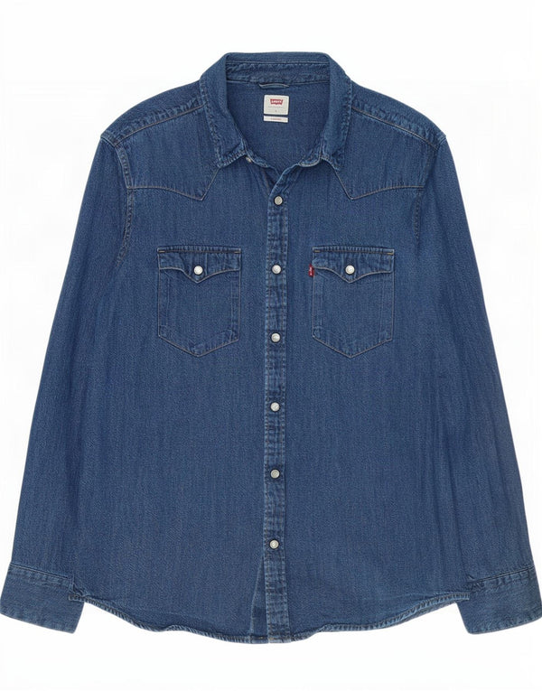 Levi's Camisa Vaquera Estándar Para Hombre Algodón Azul Grande