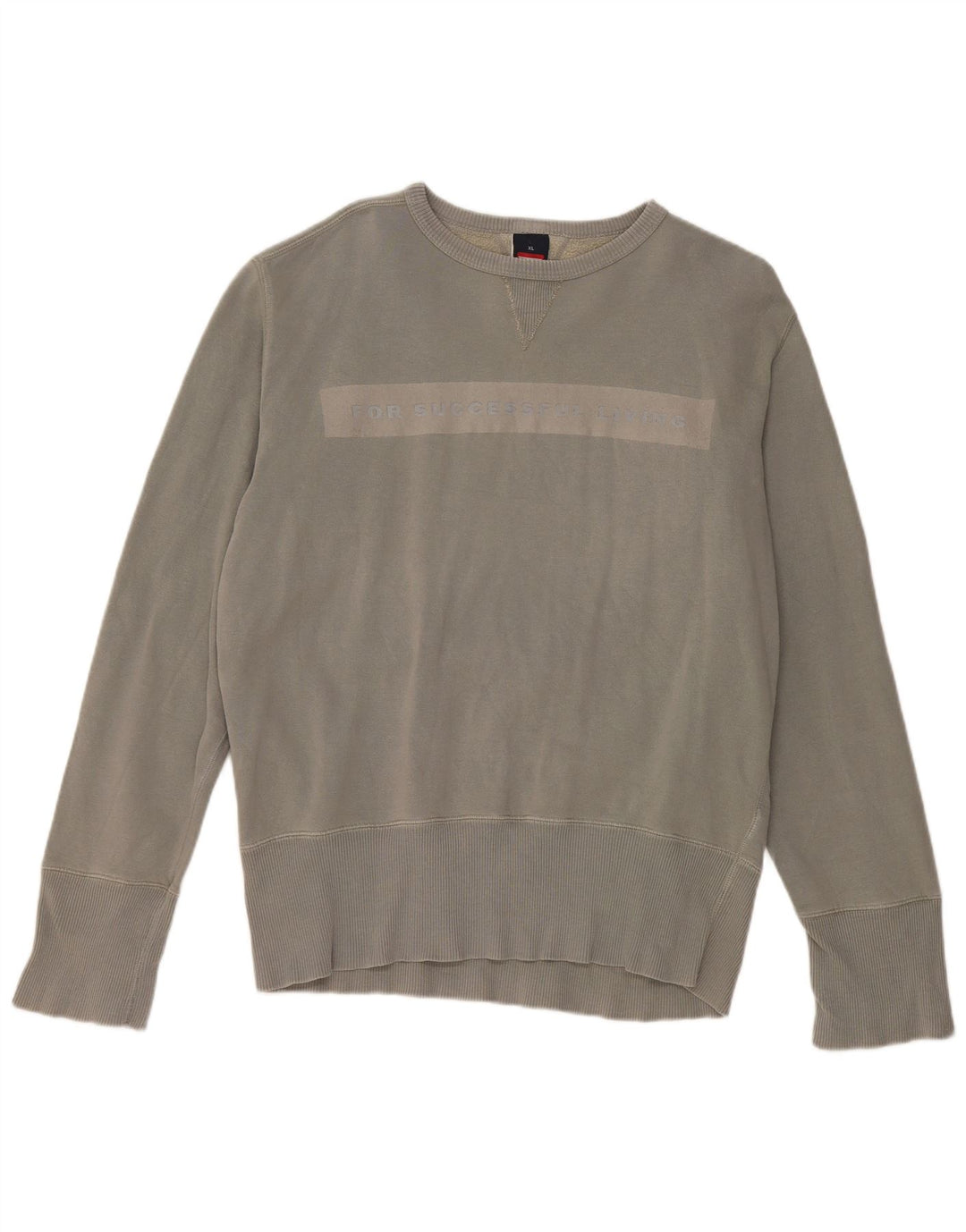Diesel Hombre Sudadera Gráfica Jumper XL Gris