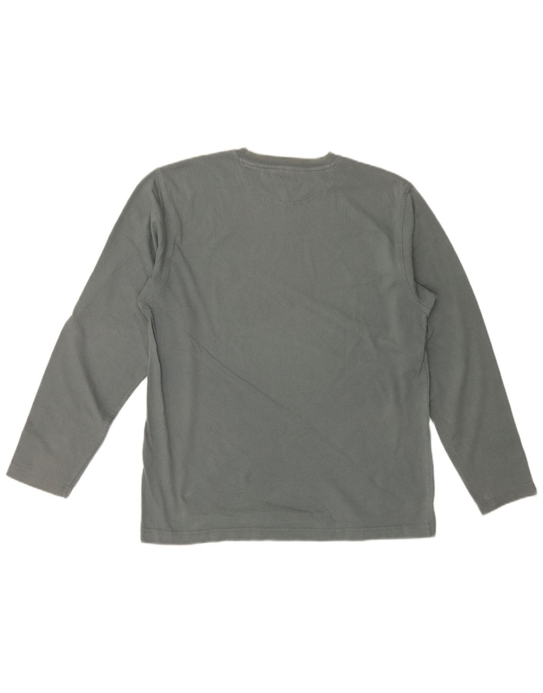 Champion Camiseta de manga larga para hombre de algodón gris grande