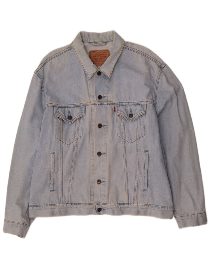 Levi's Chaqueta vaquera para hombre UK 42 XL Algodón azul