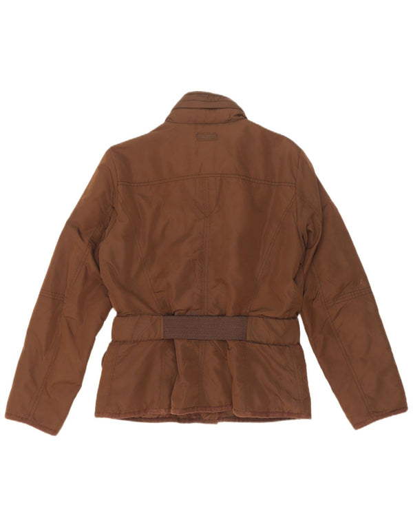 Marlboro Classics Chaqueta utilitaria con capucha para mujer EU 42 Large Brown Nylon