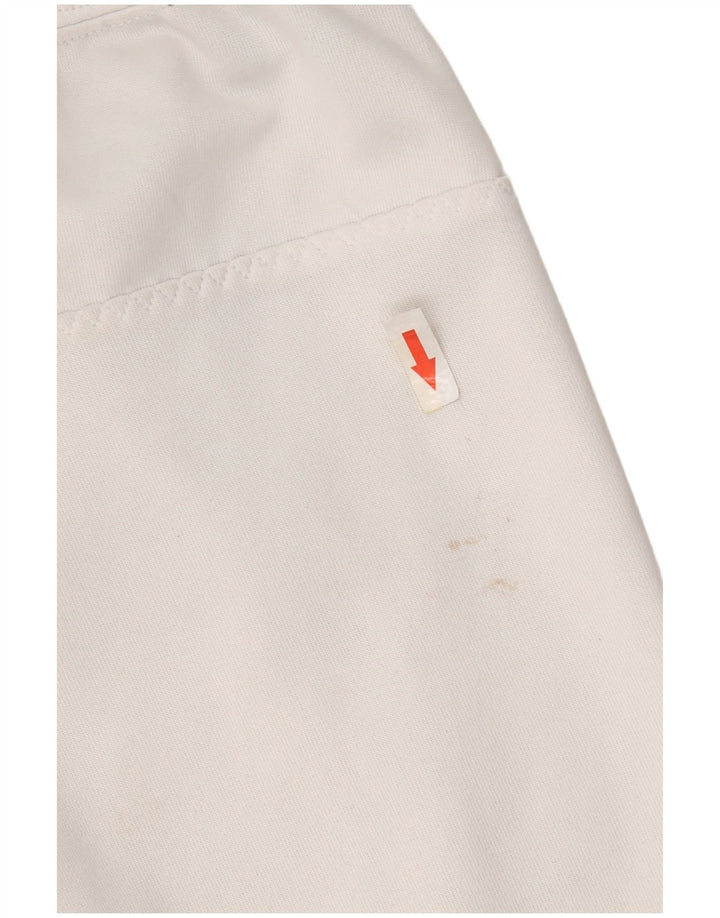 Nike - Pantalones cortos deportivos para hombre, talla 2XL, poliéster blanco