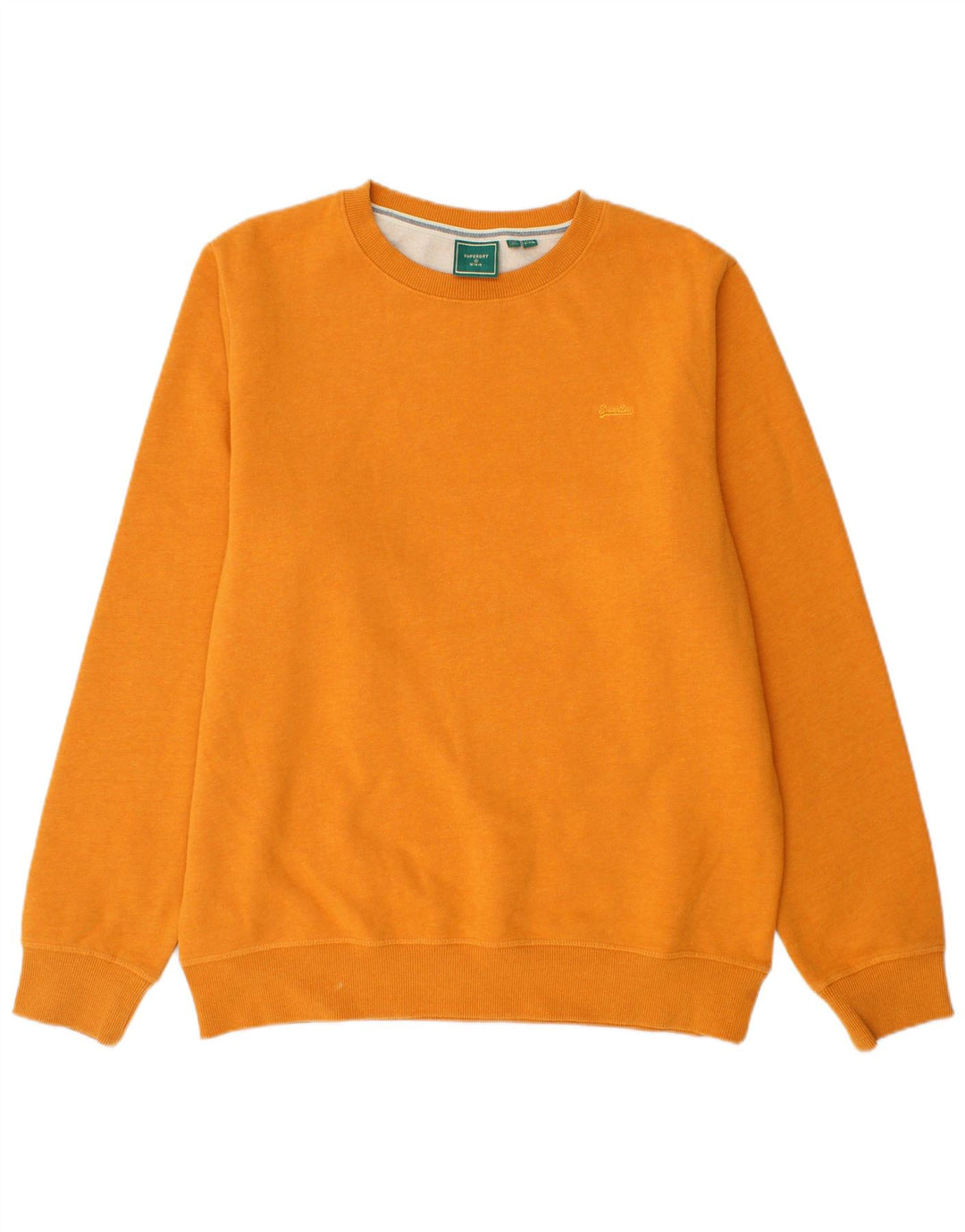 SUPERDRY Sudadera tipo jersey para hombre 2XL Algodón amarillo