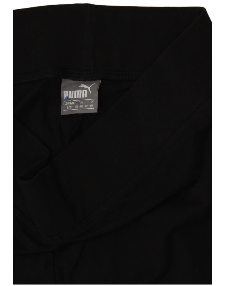 Puma Leggings gráficos para mujer UK 44 Grande Algodón negro