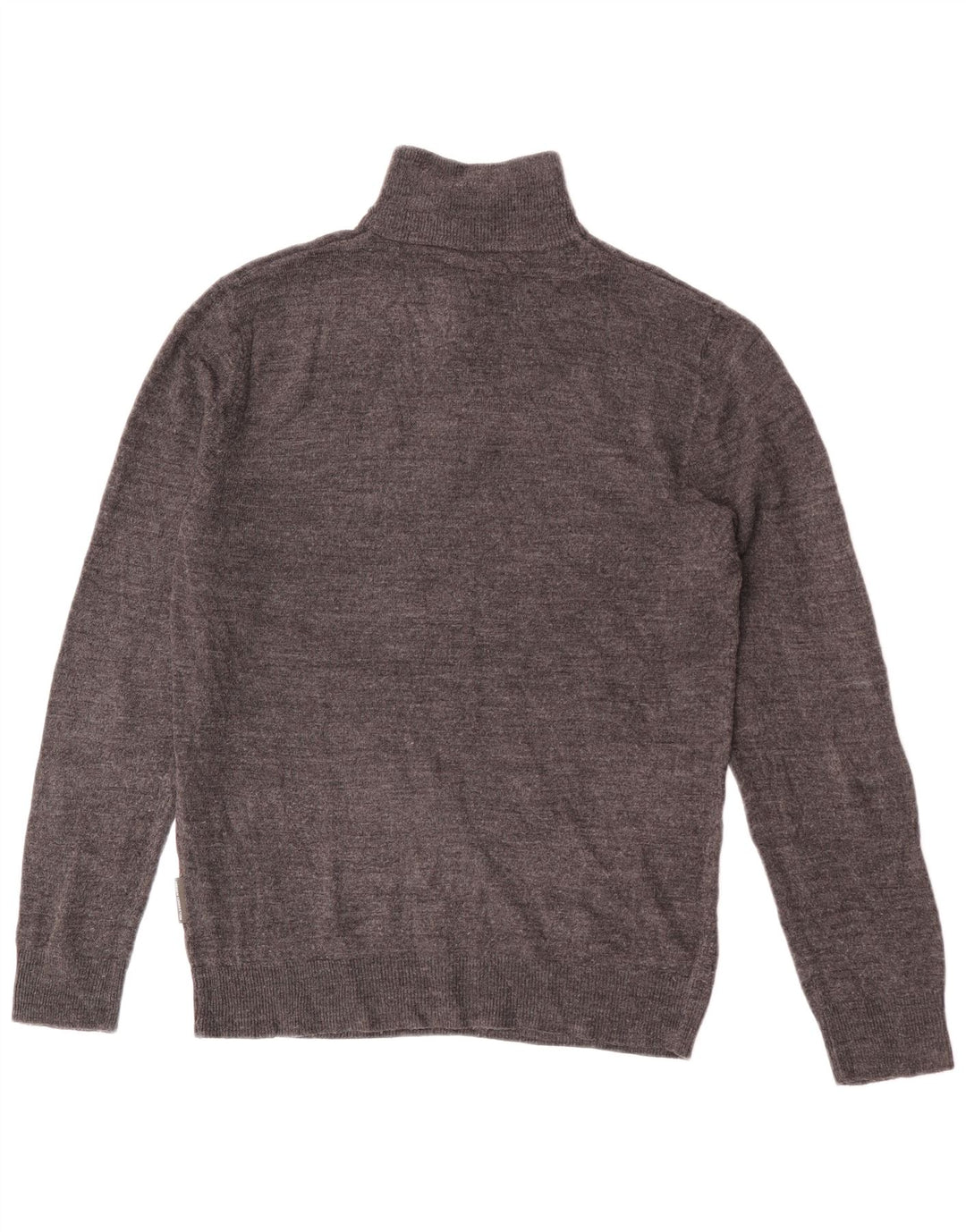 French Connection Jersey De Cuello Con Cremallera Para Hombre Acrílico Moteado Gris Grande