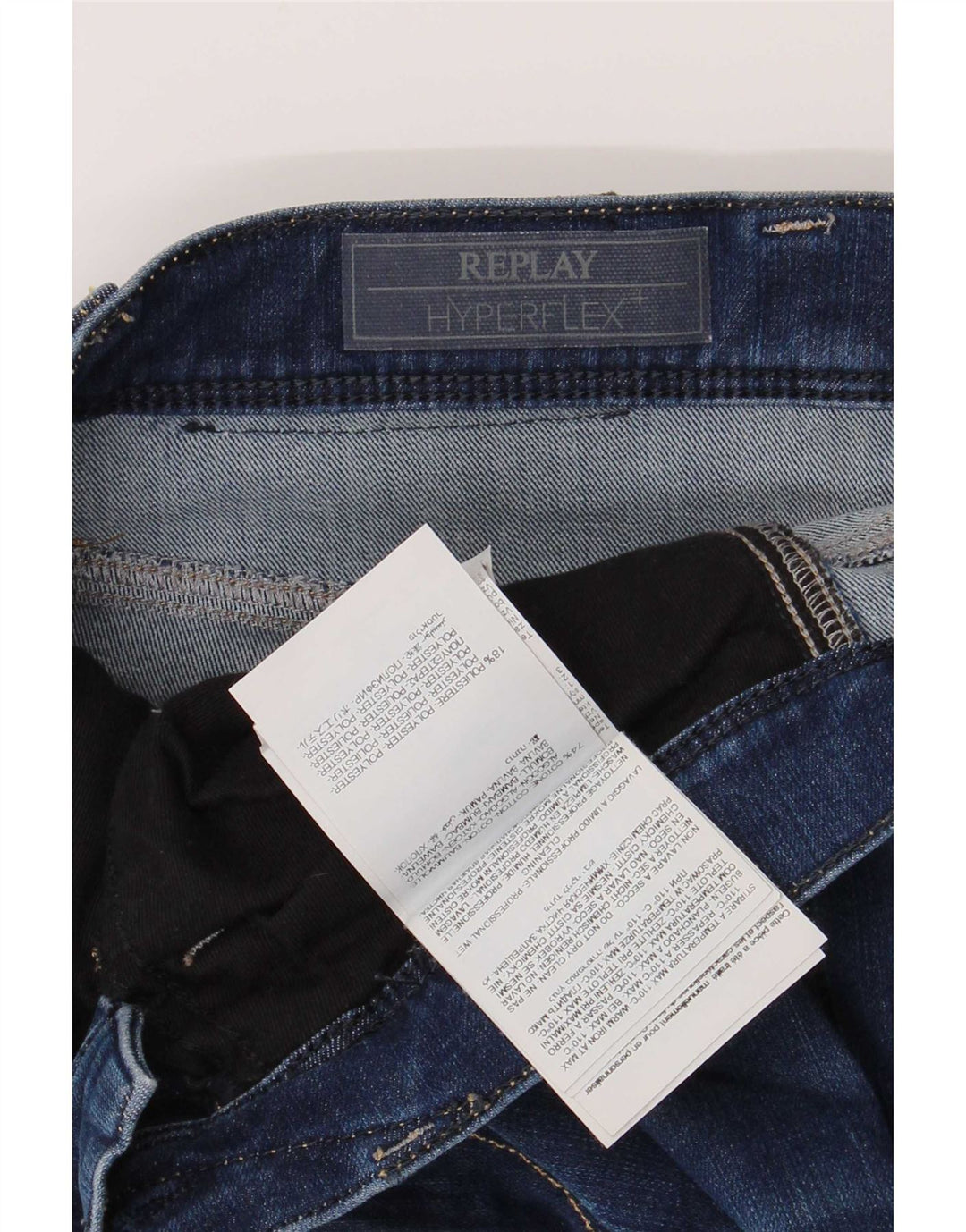 Replay Vaqueros ajustados para hombre W28 L30 Algodón azul