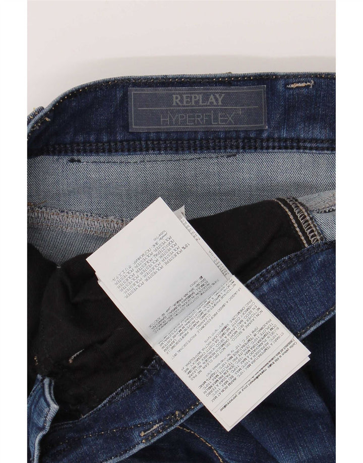 Replay Vaqueros ajustados para hombre W28 L30 Algodón azul