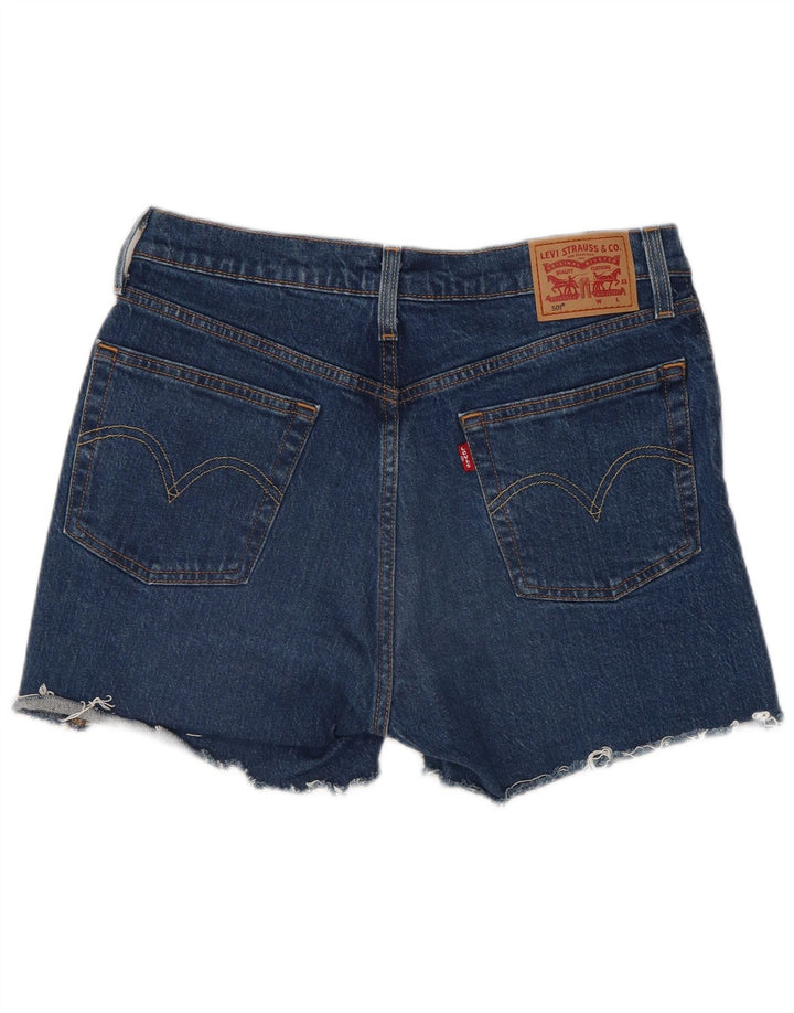 Levi's Mujer 501 Shorts Vaqueros W29 Algodón Azul Medio