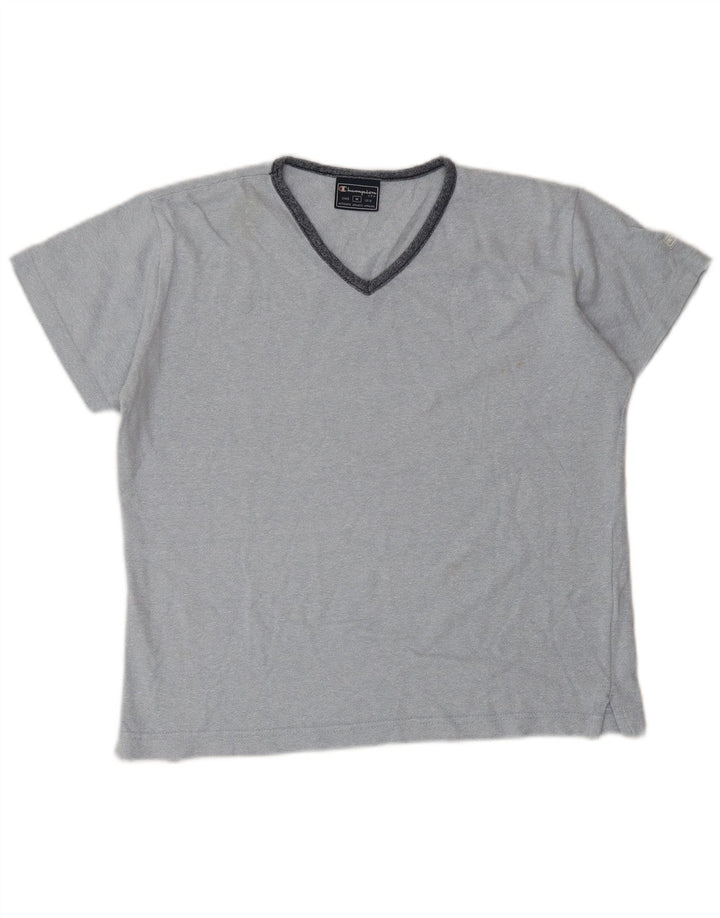 Champion Camiseta para mujer Top UK 44 Algodón azul medio