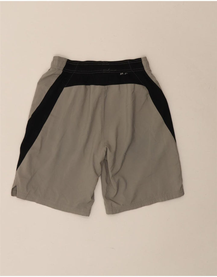 NIKE Pantalones cortos deportivos para niños 10-11 años Gris medio Colorblock Sports