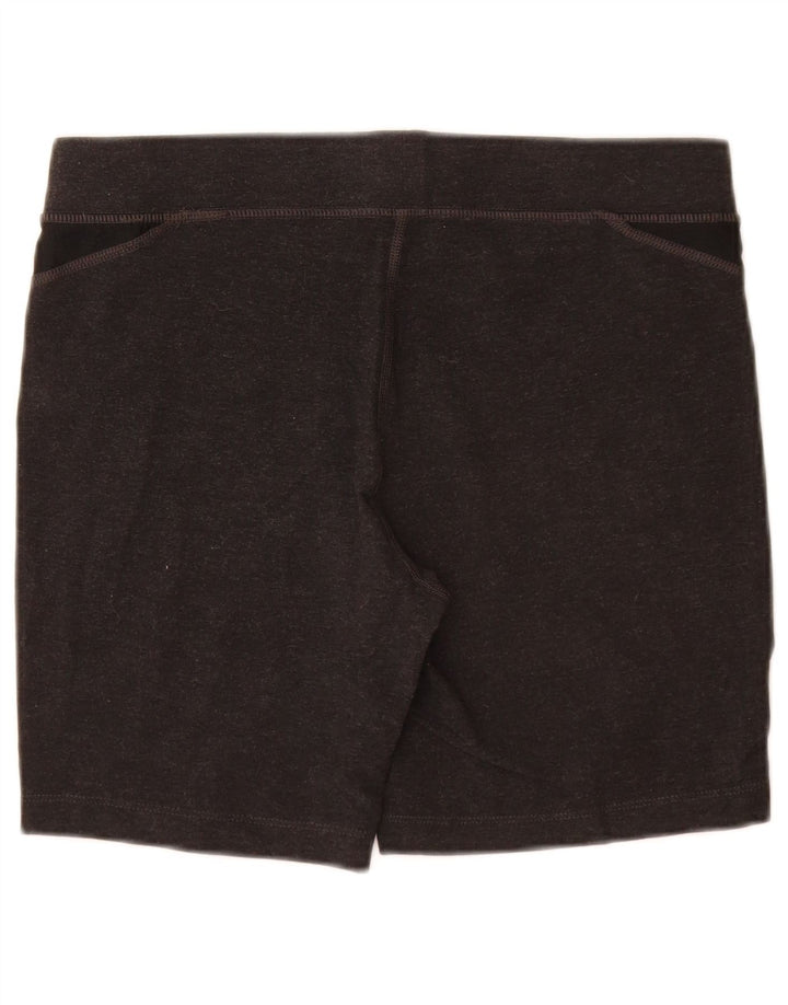 FILA Pantalones cortos deportivos para mujer UK 8 Small Gris Colorblock Algodón