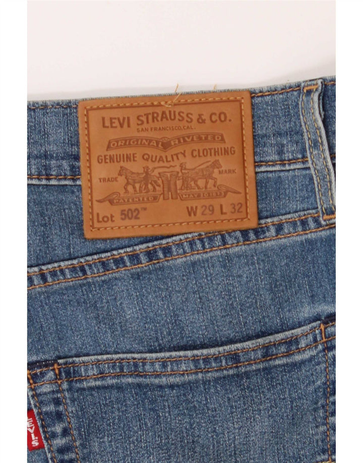 Vaqueros Levi's 502 Tapered para hombre W29 L32 Algodón azul