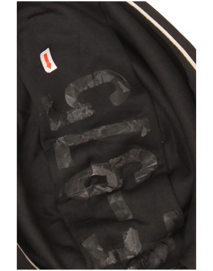 JACK & JONES Suéter con capucha y cremallera para mujer UK 44 Medium Black Colourblock