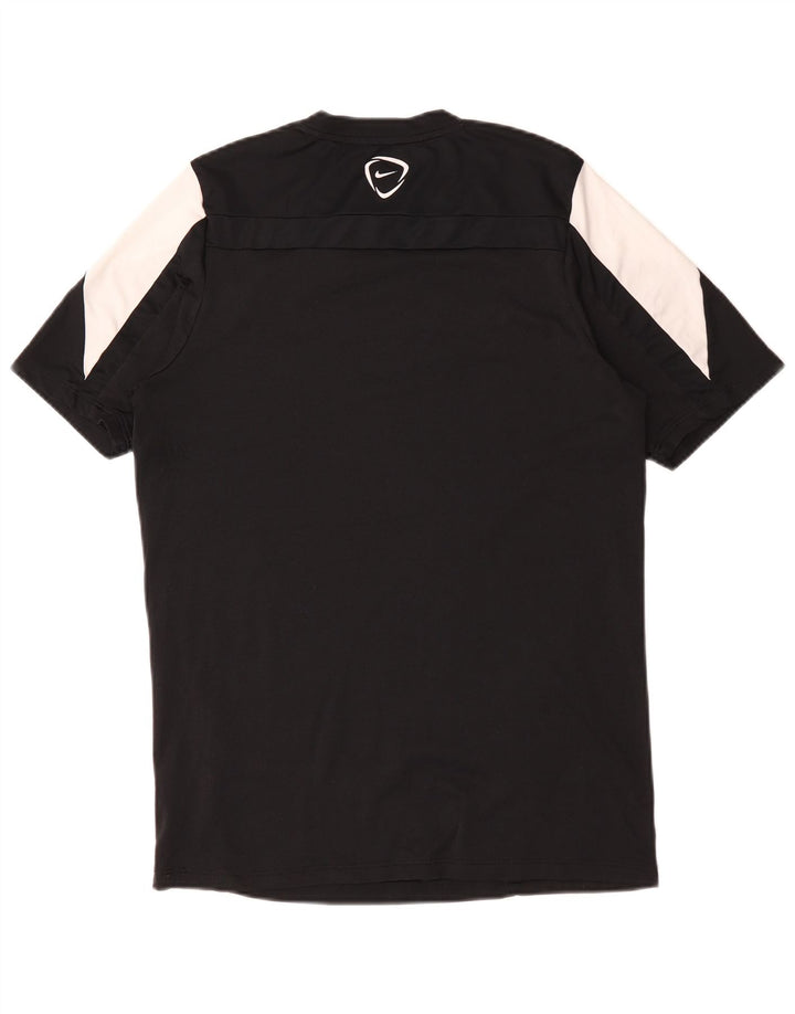 Camiseta Nike Dri Fit para hombre, talla grande, color negro, poliéster