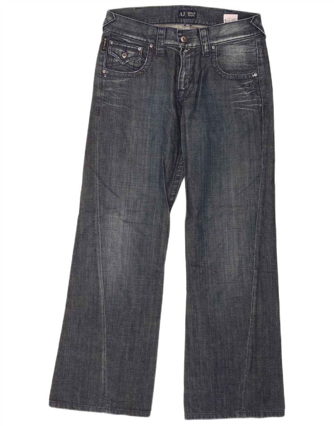 Vaqueros Armani Hombre Bootcut W29 L30 Algodón Azul
