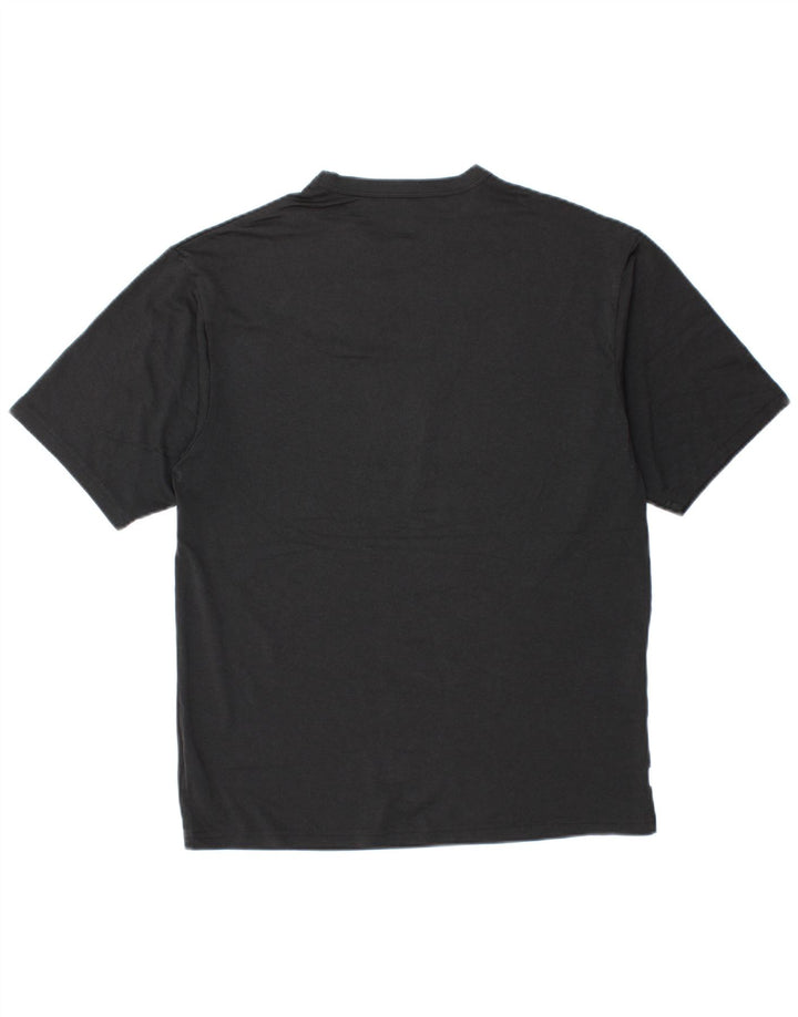 Camiseta Nike Dri Fit para hombre Top poliéster negro mediano
