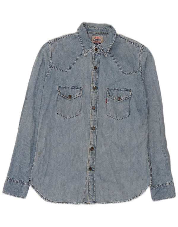 Camisa vaquera Levi's para hombre de algodón azul grande