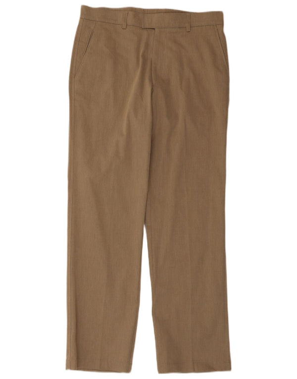 Armata Di Mare Pantalones de traje rectos para hombre IT 46 Medium W32 L30 Beige