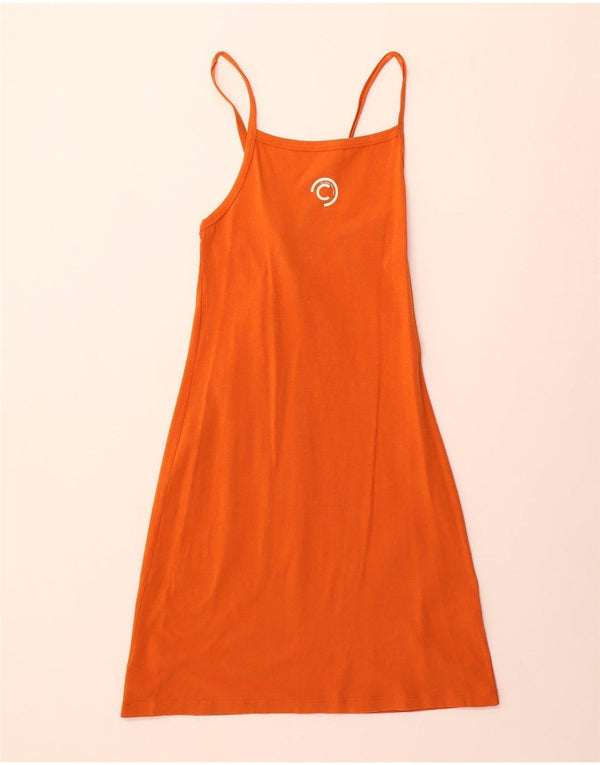 Calvin Klein Jeans Vestido lencero para mujer UK 4 XS Naranja