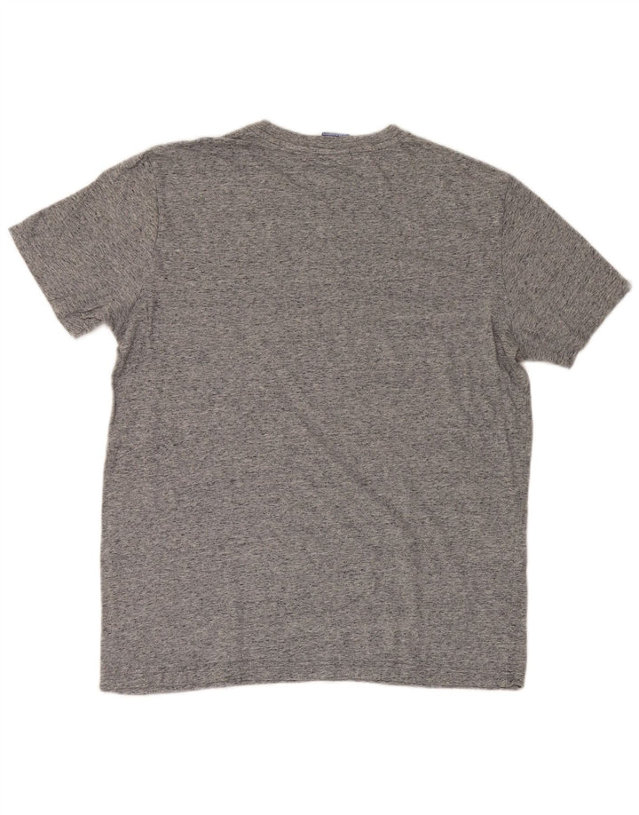 Champion Camiseta gráfica para hombre Top grande gris moteado