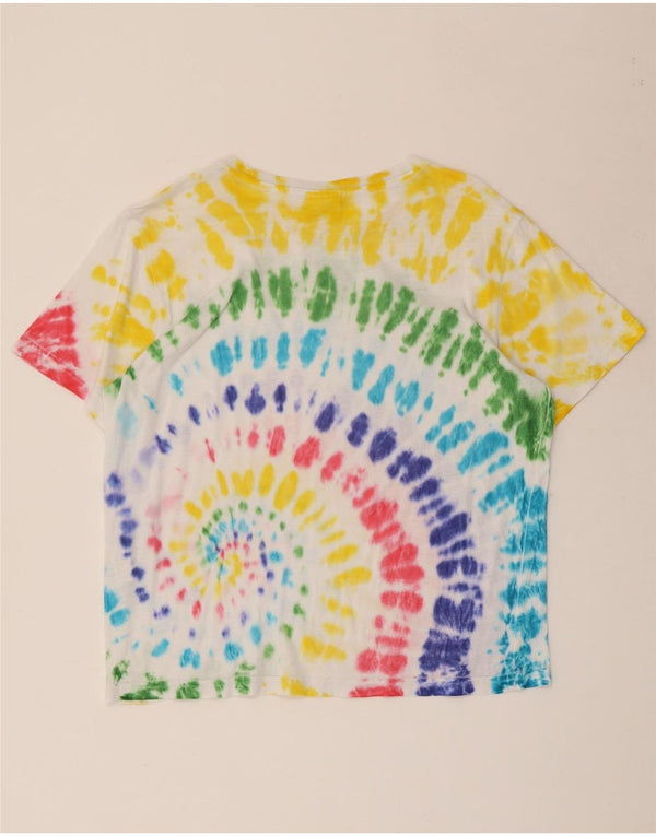 CHAMPION Camiseta para mujer Top UK 40 Grande Multicolor Tie Dye Algodón