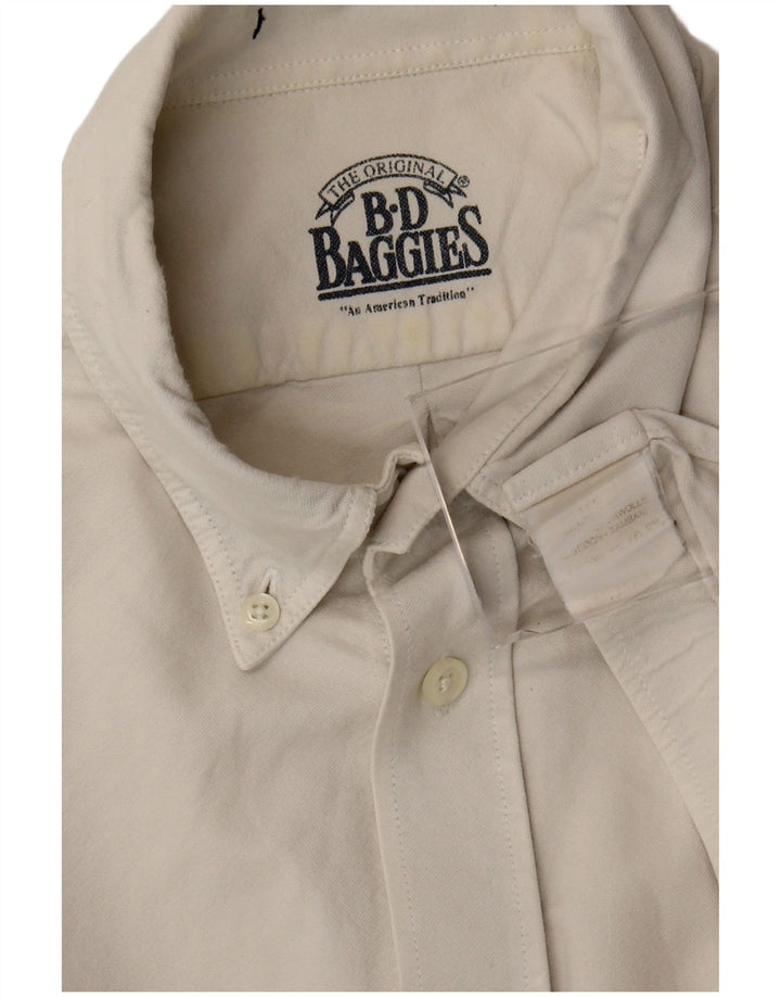 B.D. Camisa Baggies Hombre XL Algodón Blanco Roto