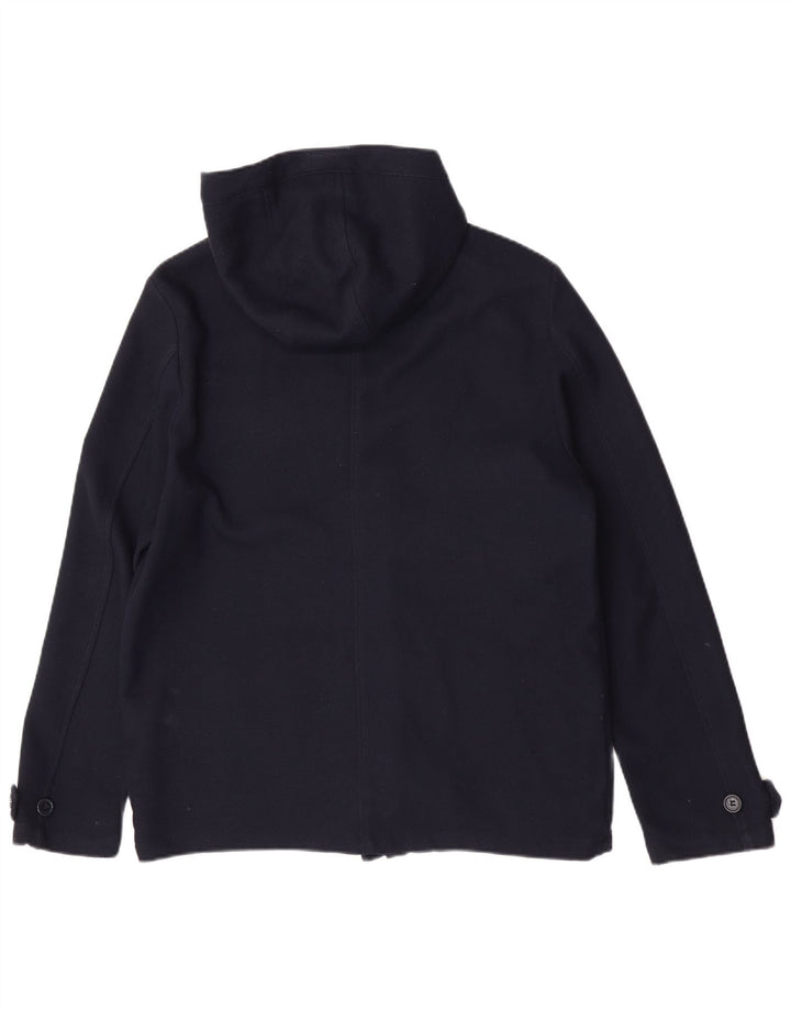 Harmont & Blaine Chaqueta utilitaria con capucha para hombre UK 40 Large Poliéster azul marino