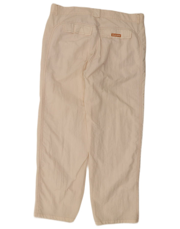 Pantalones chinos rectos Calvin Klein para hombre W36 L30 Nylon blanco
