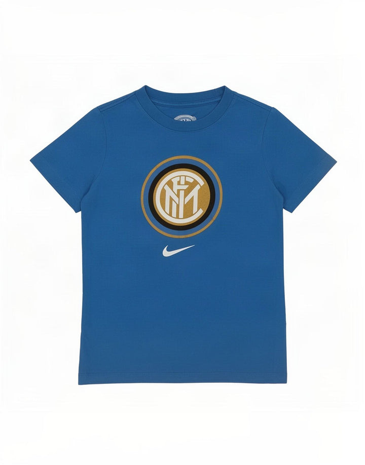 Nike Camiseta gráfica del Inter de Milán para niños 8-9 años Small Azul
