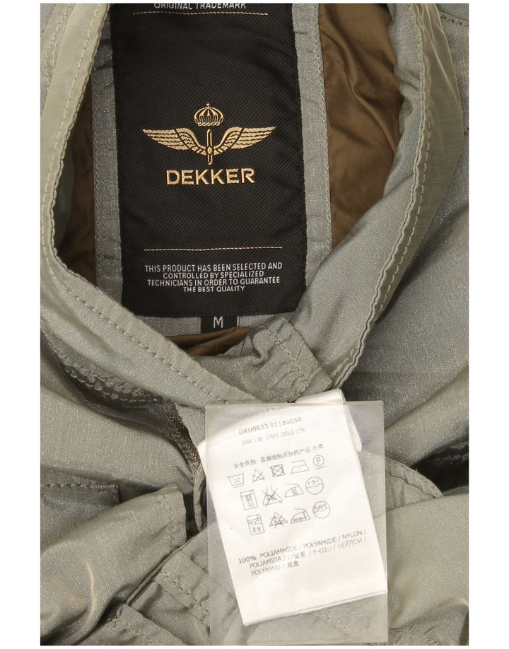 Dekker Chaqueta utilitaria para hombre UK 38 Poliamida gris medio