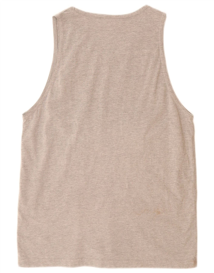 ASICS Camiseta sin mangas gráfica para niña 15-16 años XL Gris moteado