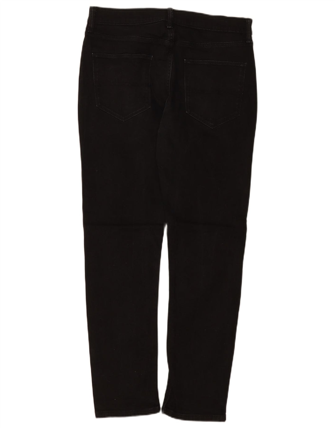 Marks & Spencer Vaqueros ajustados regulares para hombre W32 L31 Algodón negro