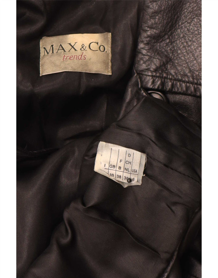 Max & Co. Chaqueta holgada extragrande para mujer UK 10 Small Black