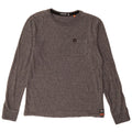 Superdry Hombre Top Manga Larga Algodón Gris Medio
