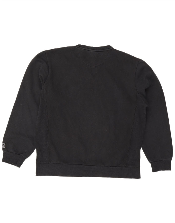 Puma Sudadera Gráfica para Hombre Jersey Grande De Algodón Negro