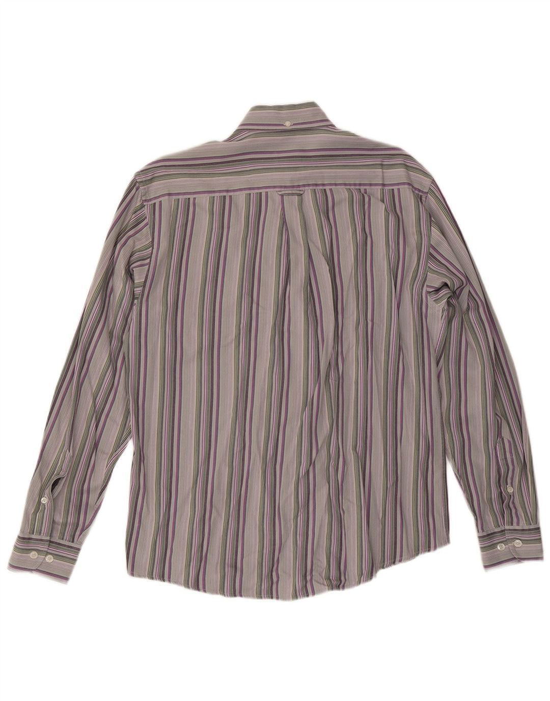 Camisa McGregor Hombre Algodón Rayas Gris Medio