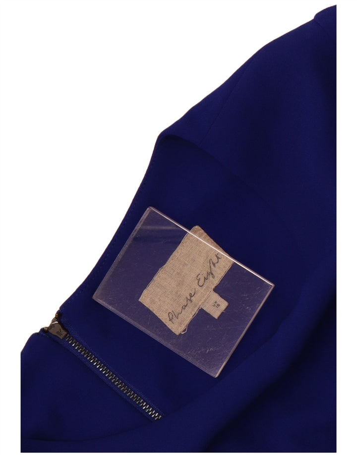 Phase Eight Vestido recto de manga 3/4 para mujer UK 40 XL Azul
