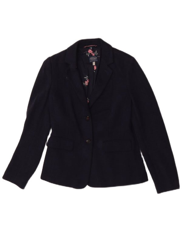 Joules Chaqueta tipo blazer de 2 botones para mujer UK 8 Small Azul marino Espiga