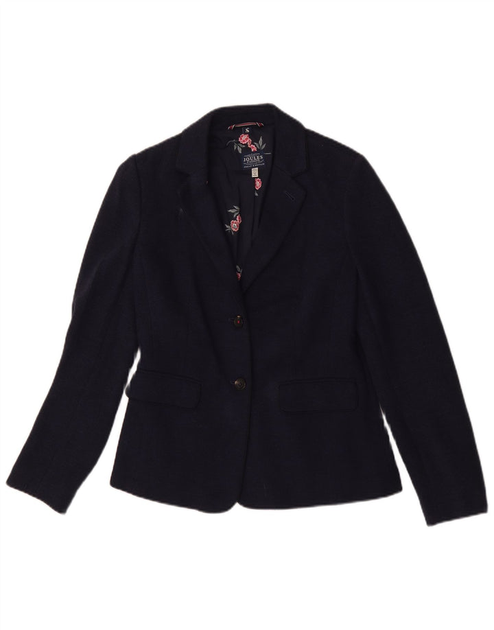 Joules Chaqueta tipo blazer de 2 botones para mujer UK 8 Small Azul marino Espiga