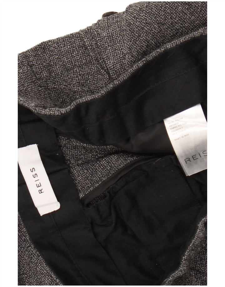 Pantalón de traje ajustado Reiss para hombre W32 L30 Lana gris