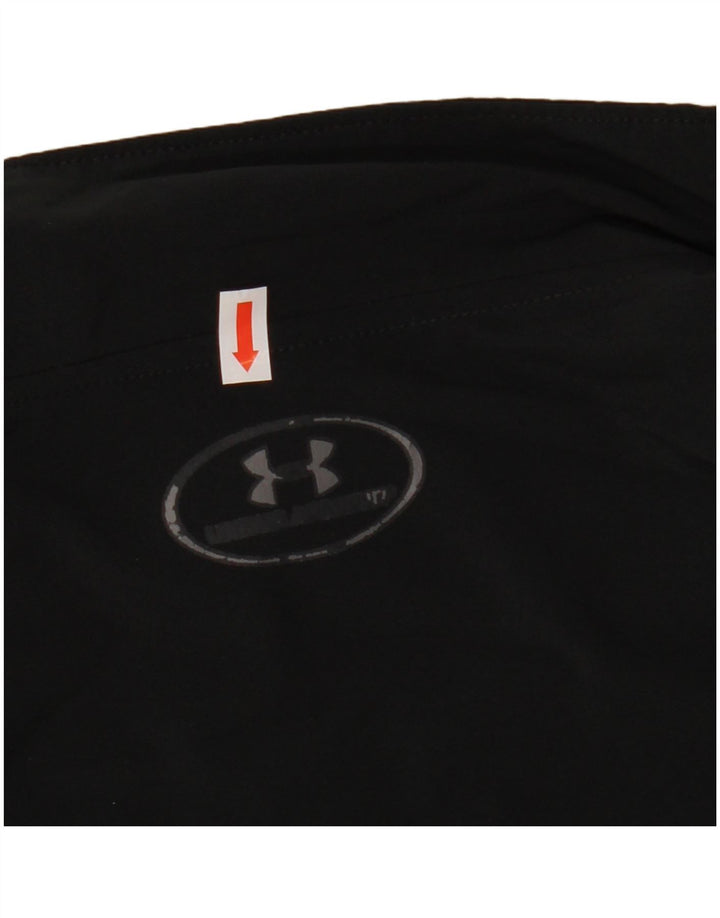 Under Armour Hombre Chándal Top Chaqueta Grande Negro Colorblock Poliéster