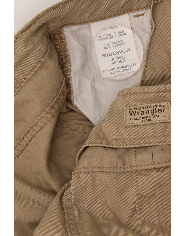 Wrangler Pantalones cortos cargo para hombre W46 3XL Algodón beige