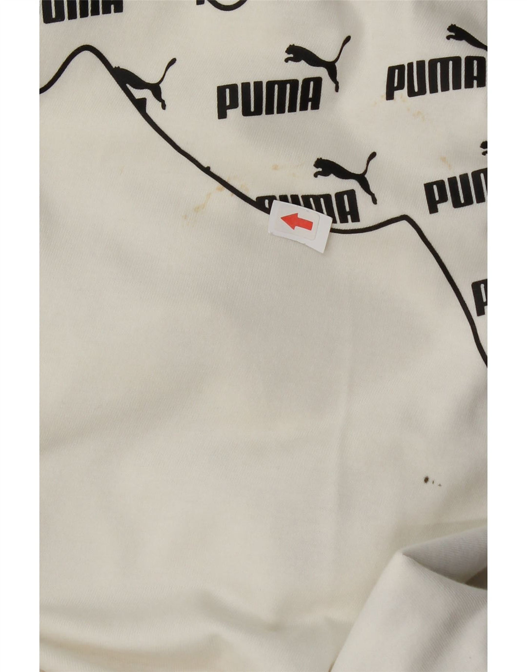 Puma - Camiseta gráfica para hombre, talla pequeña, color blanco