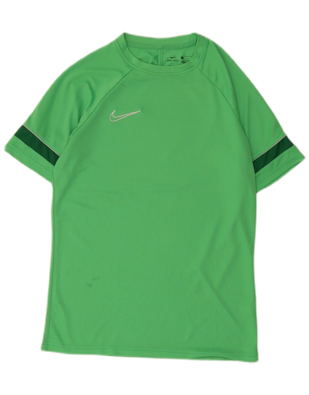 Camiseta Nike Hombre Dri Fit Top Poliéster Color Block Verde Medio