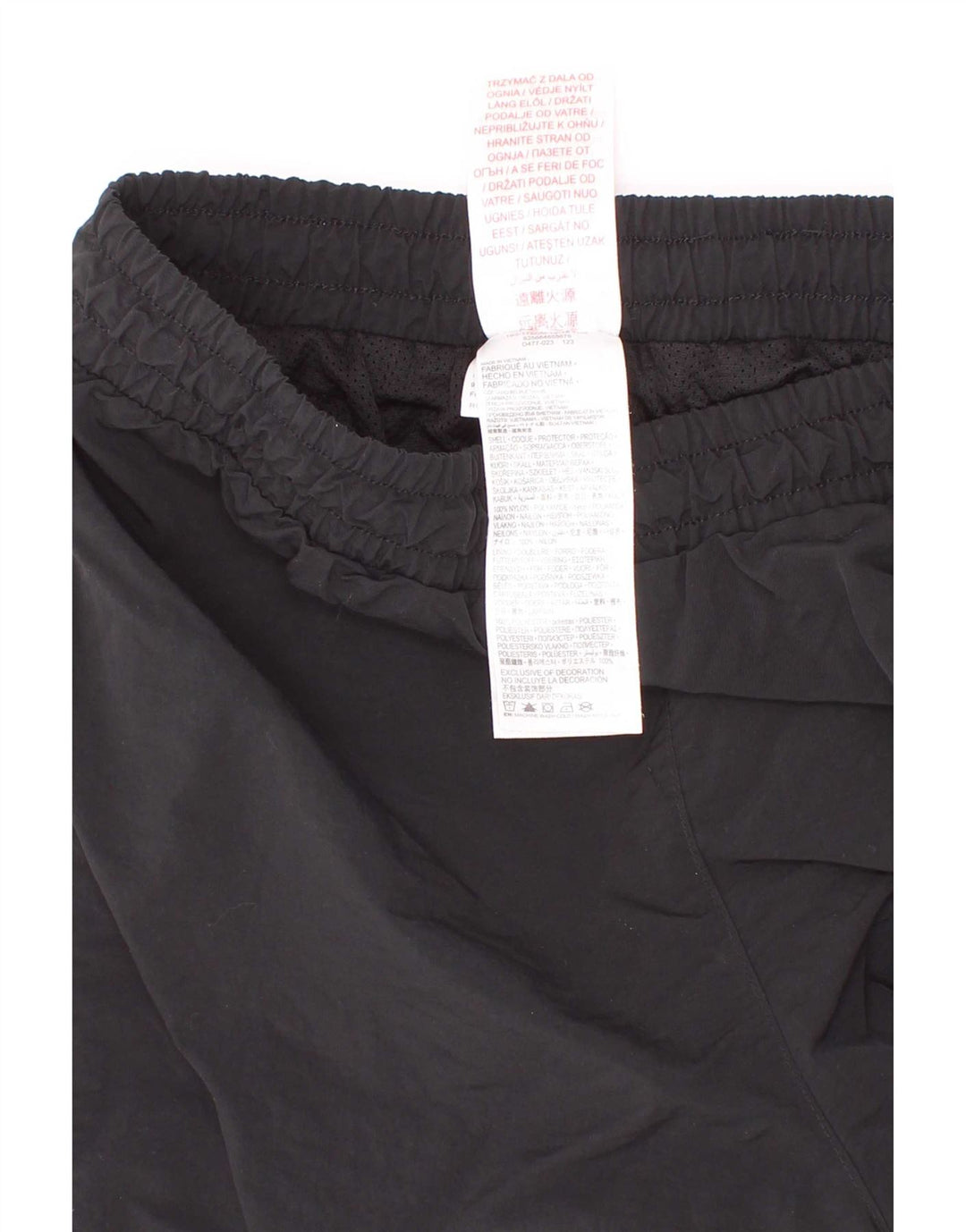 Converse Pantalones cortos deportivos para niños 13-14 años XL Negro Poliéster